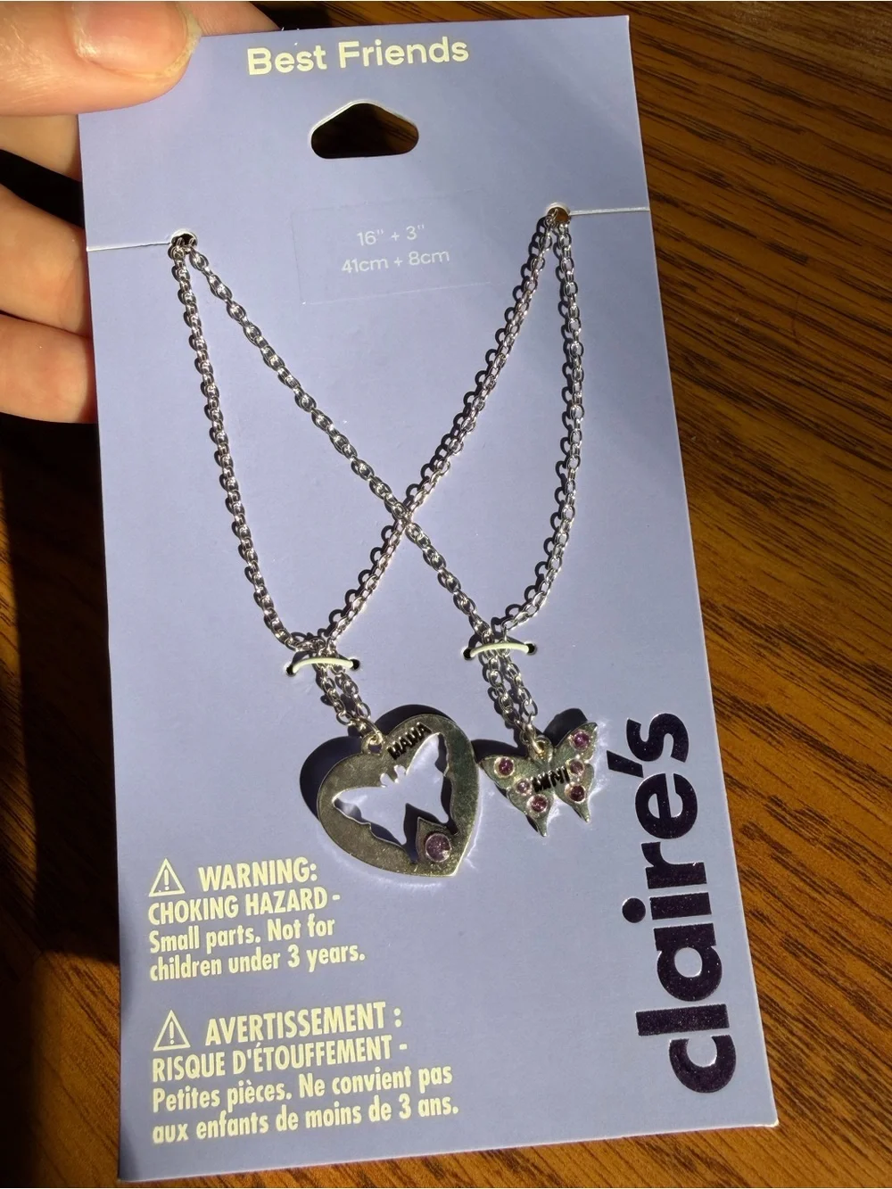 NWT-Claire’s Mama & Mini BFF Necklaces